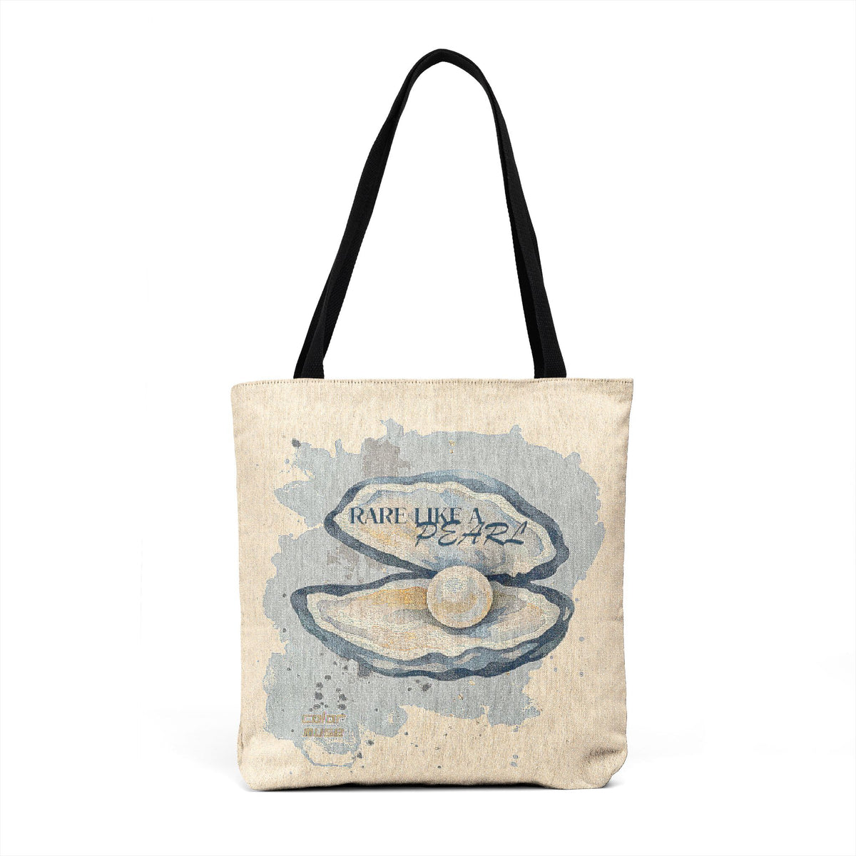 Woven Tote — Vintage Pearl Shell Beach Tote Bag