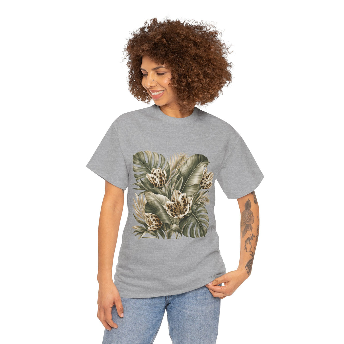 Tropical Tulips Floral Tee — Graphic T-Shirt