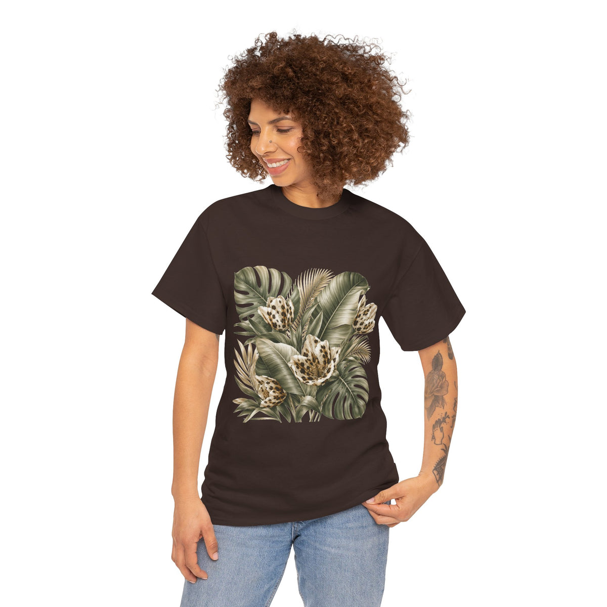 Tropical Tulips Floral Tee — Graphic T-Shirt