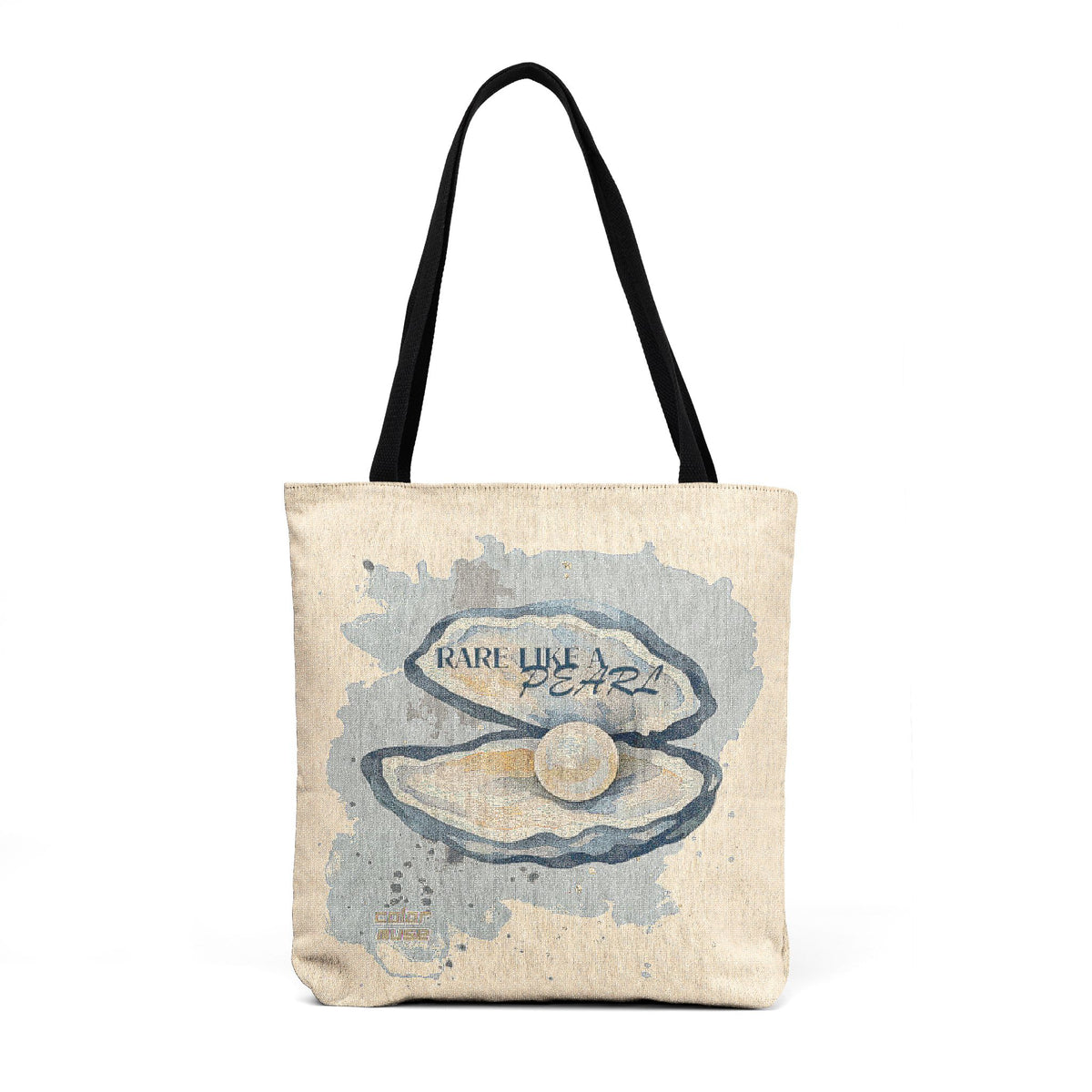 Woven Tote — Vintage Pearl Shell Beach Tote Bag