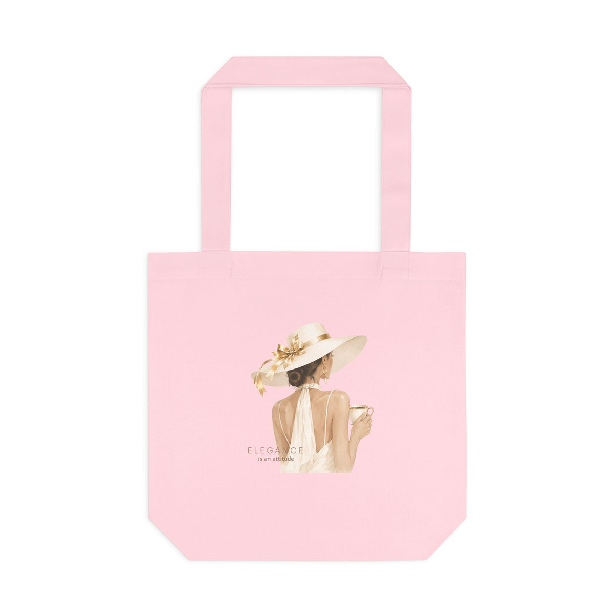 Elegance is a attitude - Cotton Tote