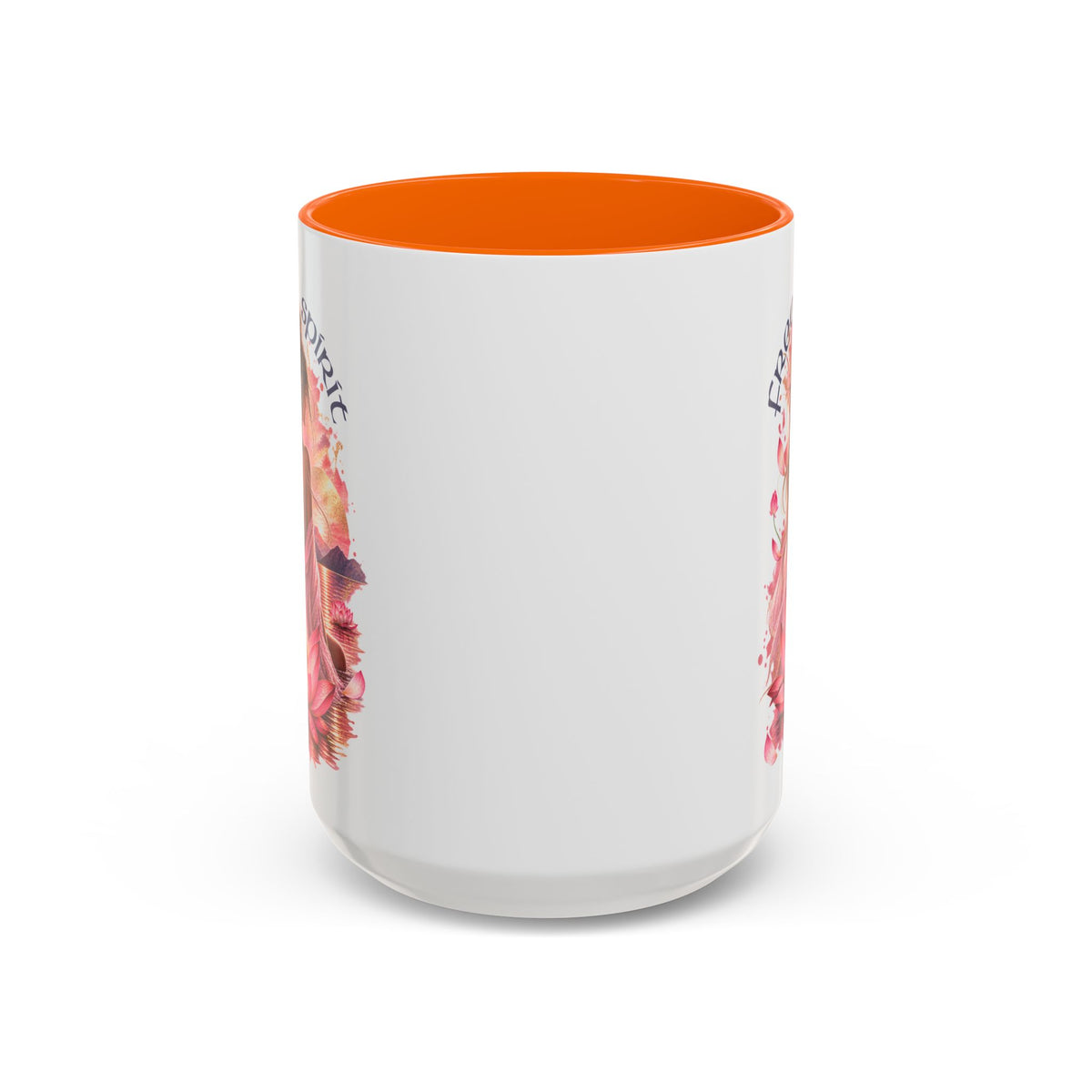 Free Spirit Floral Accent Coffee Mug – Lotus Boho 11/15oz