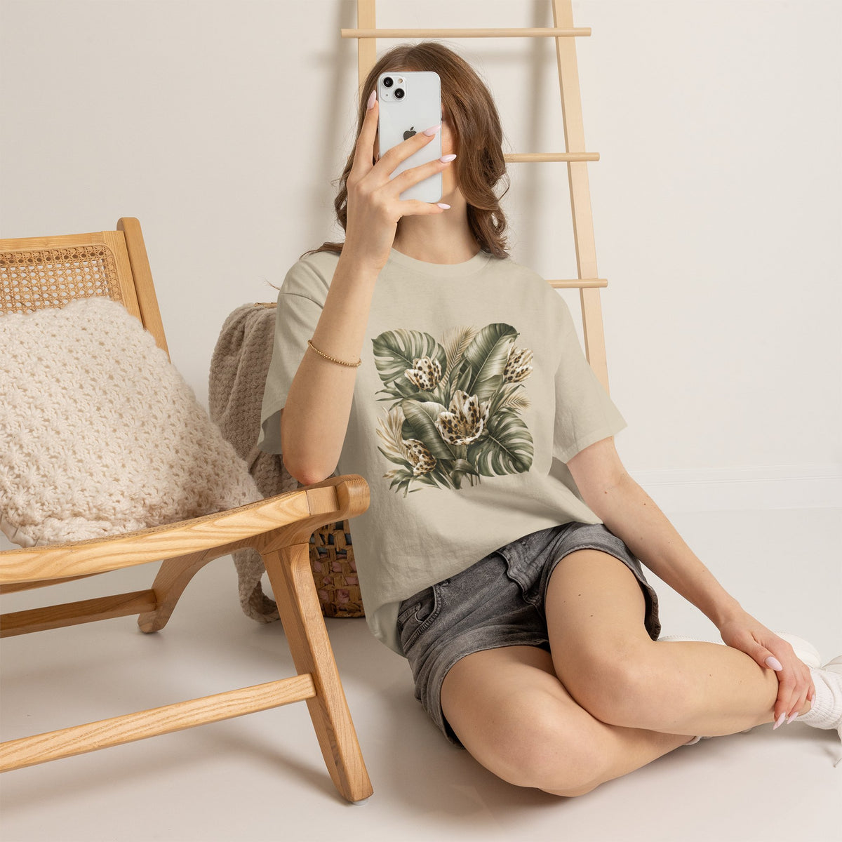Tropical Tulips Floral Tee — Graphic T-Shirt
