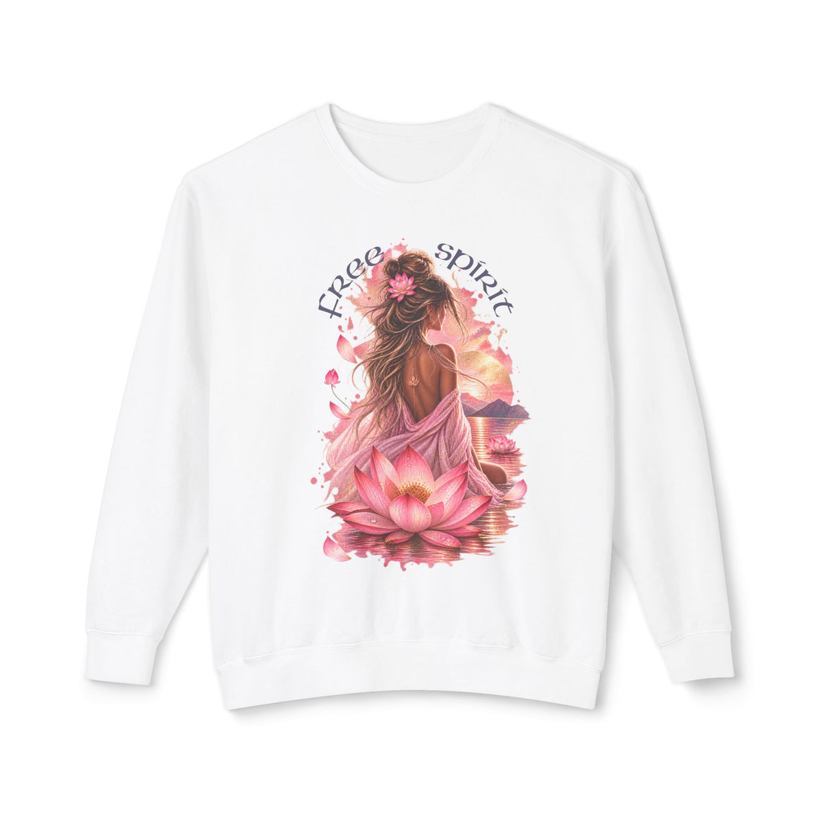 Free spirit - Unisex Lightweight Crewneck Sweatshirt