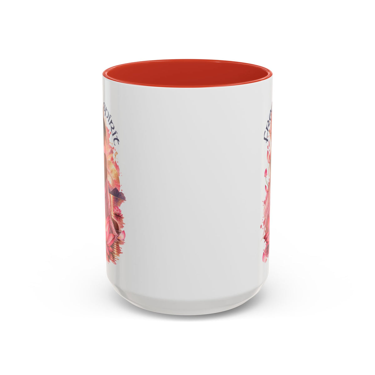 Free Spirit Floral Accent Coffee Mug – Lotus Boho 11/15oz