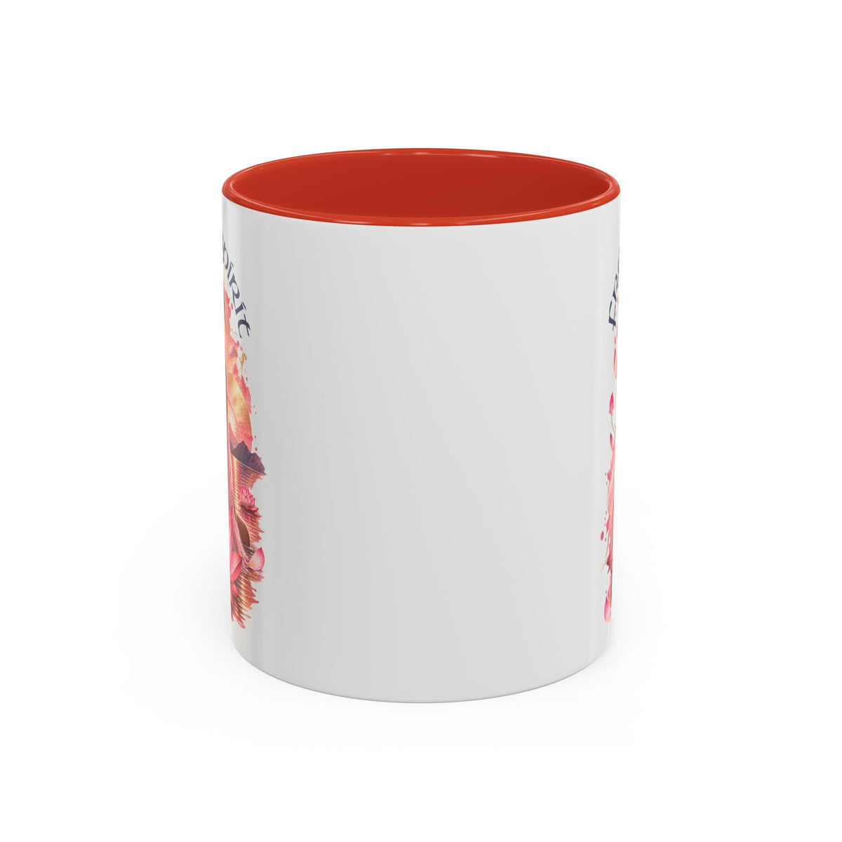 Free Spirit Floral Accent Coffee Mug – Lotus Boho 11/15oz