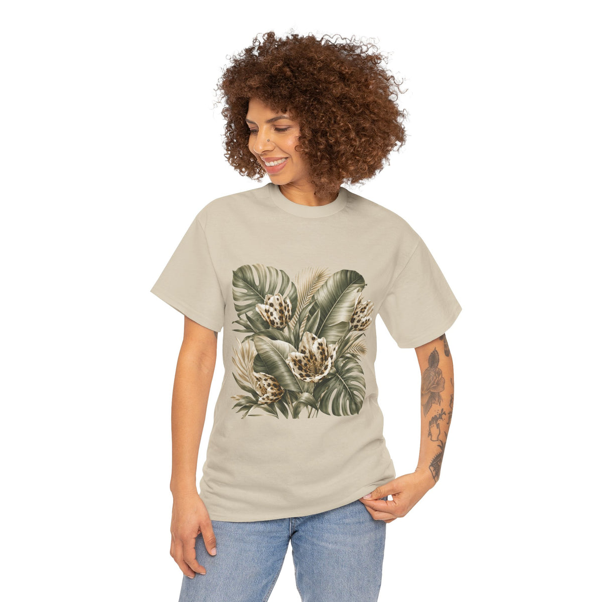 Tropical Tulips Floral Tee — Graphic T-Shirt