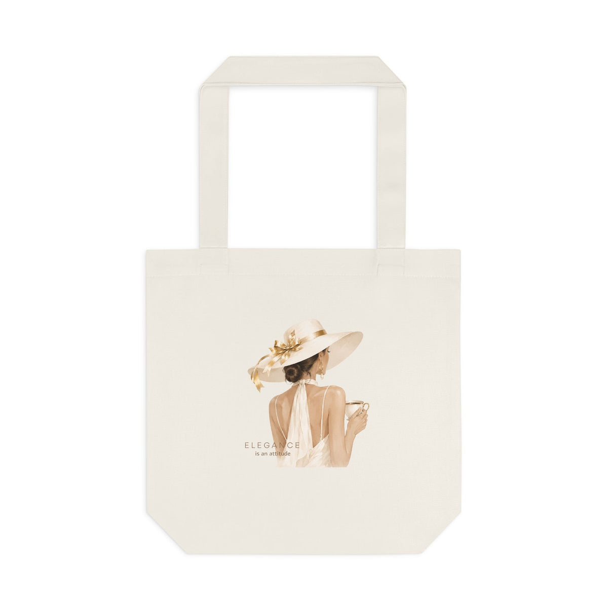 Elegance is a attitude - Cotton Tote