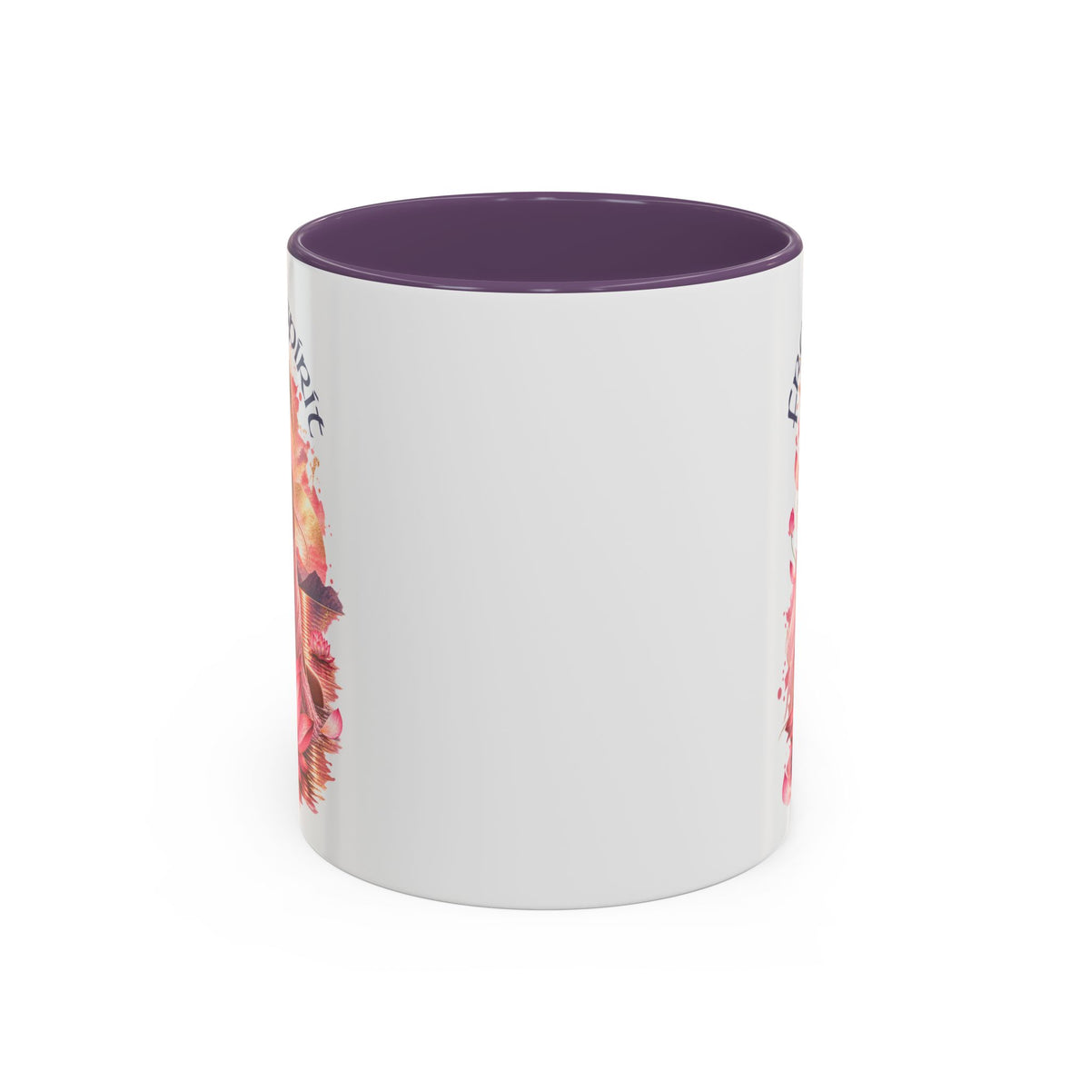 Free Spirit Floral Accent Coffee Mug – Lotus Boho 11/15oz