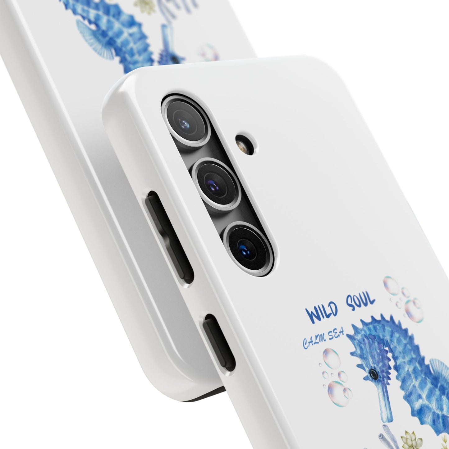 Seahorse 'Wild Soul' Tough Phone Case — Blue Ocean Protective Cover