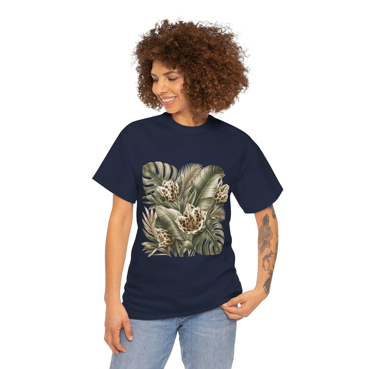 Tropical Tulips Floral Tee — Graphic T-Shirt