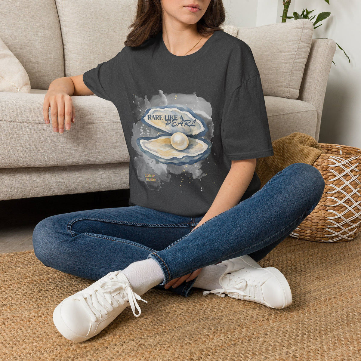 Rare Like a Pearl T-Shirt — Nautical Inspirational Graphic Tee