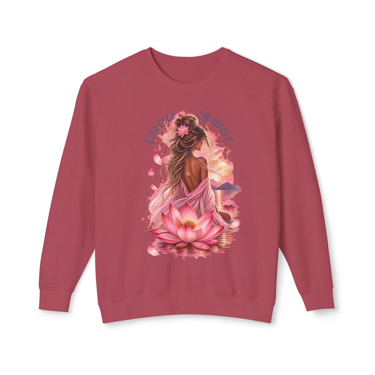 Free spirit - Unisex Lightweight Crewneck Sweatshirt