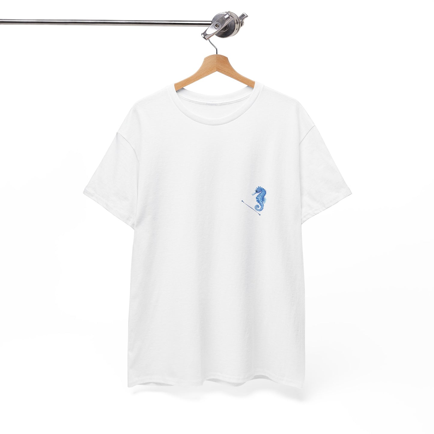 Seahorse Wild Soul T-Shirt — Blue Ocean Graphic Tee