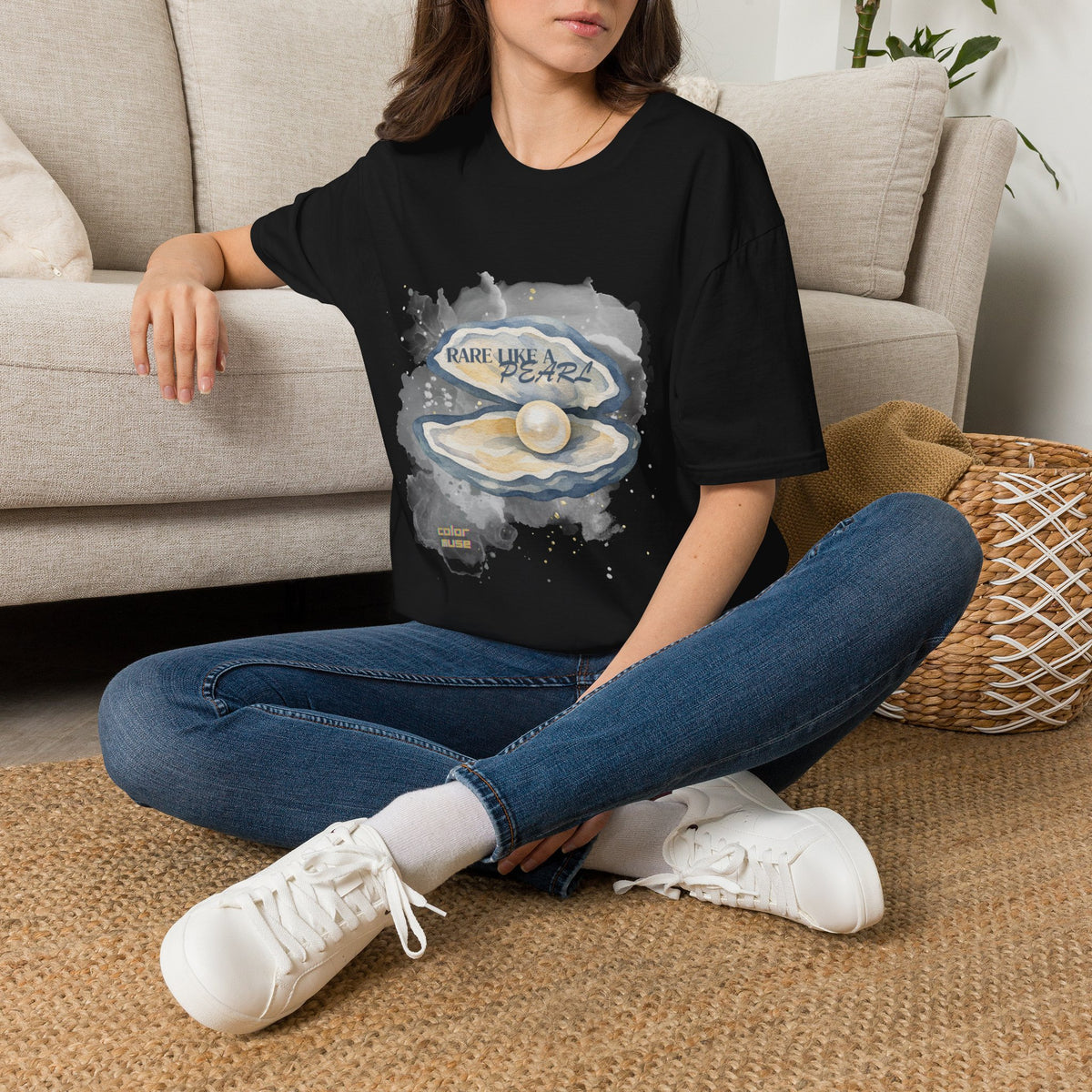 Rare Like a Pearl T-Shirt — Nautical Inspirational Graphic Tee