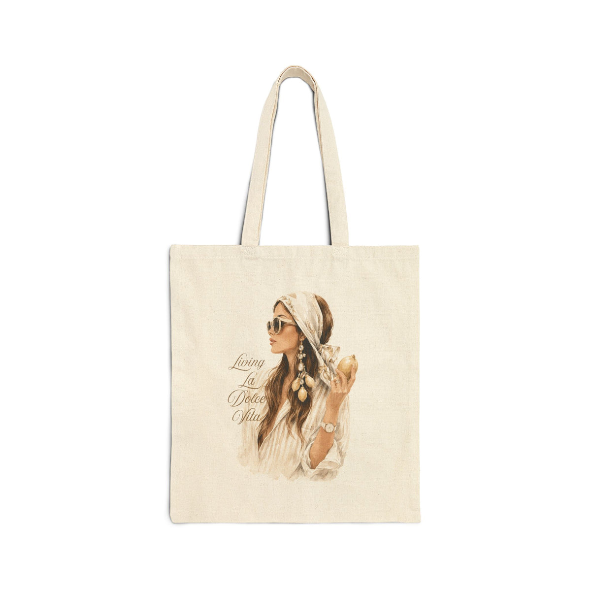 Boho Beach Babe Cotton Tote