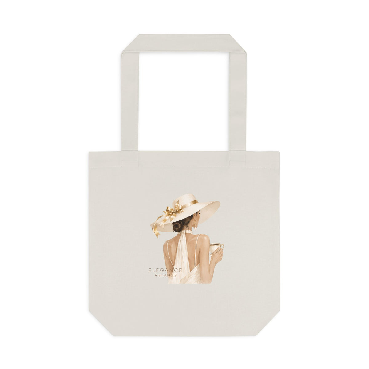 Elegance is a attitude - Cotton Tote