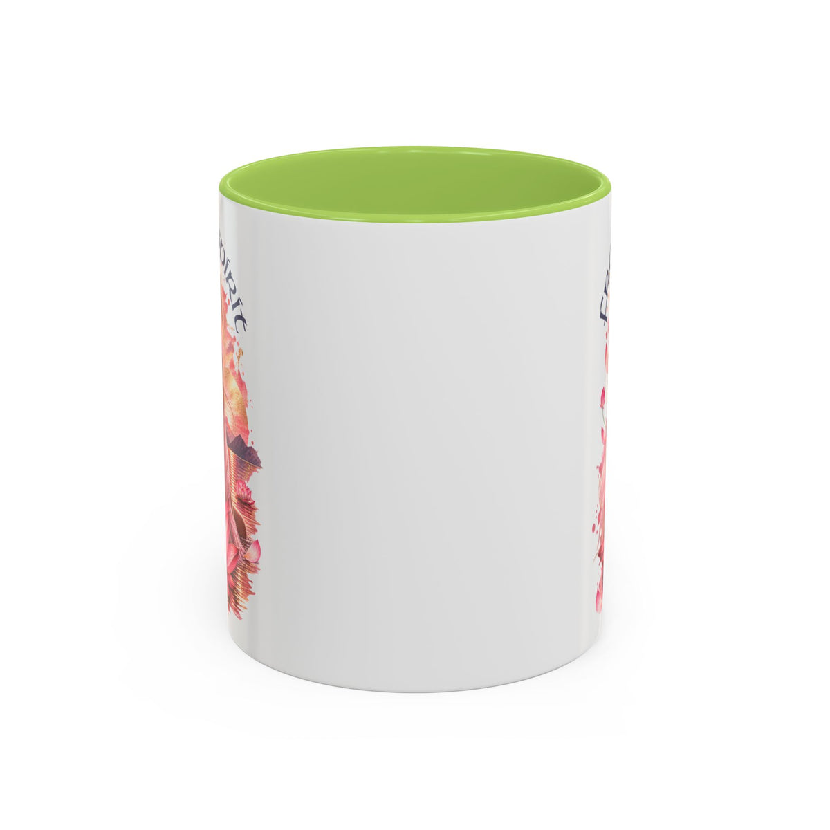 Free Spirit Floral Accent Coffee Mug – Lotus Boho 11/15oz