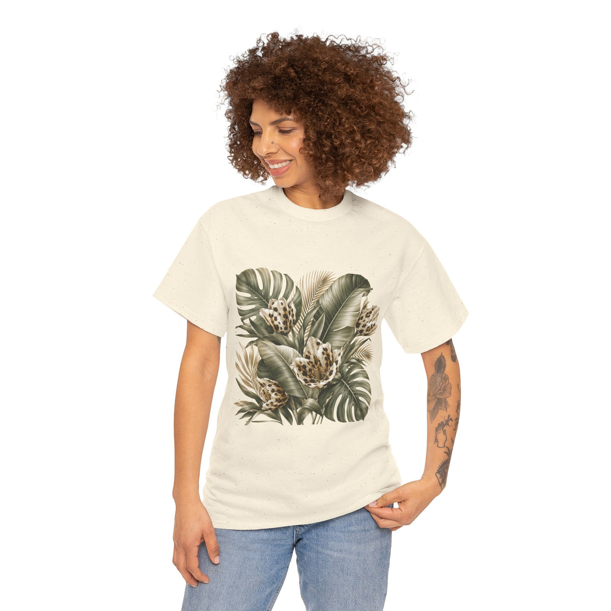 Tropical Tulips Floral Tee — Graphic T-Shirt