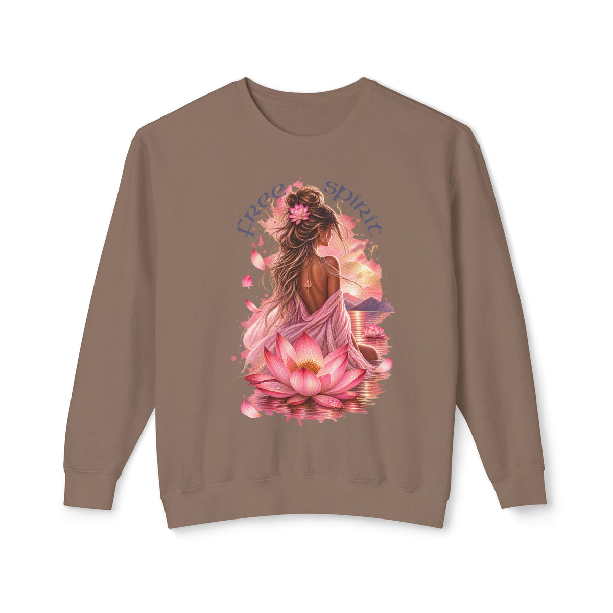 Free spirit - Unisex Lightweight Crewneck Sweatshirt