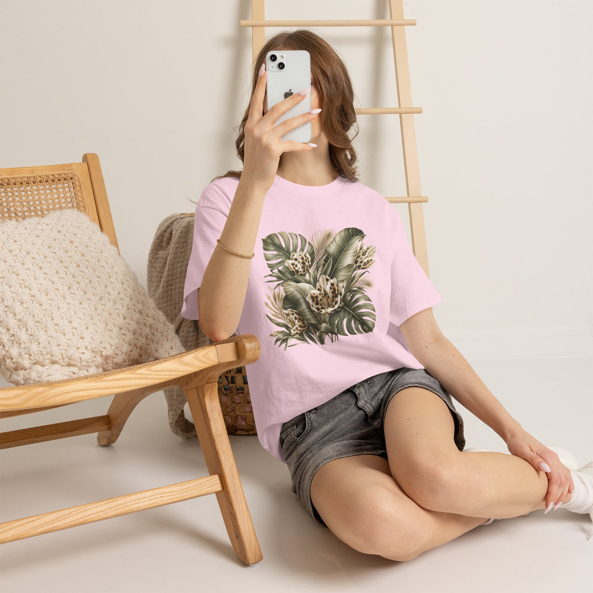 Tropical Tulips Floral Tee — Graphic T-Shirt