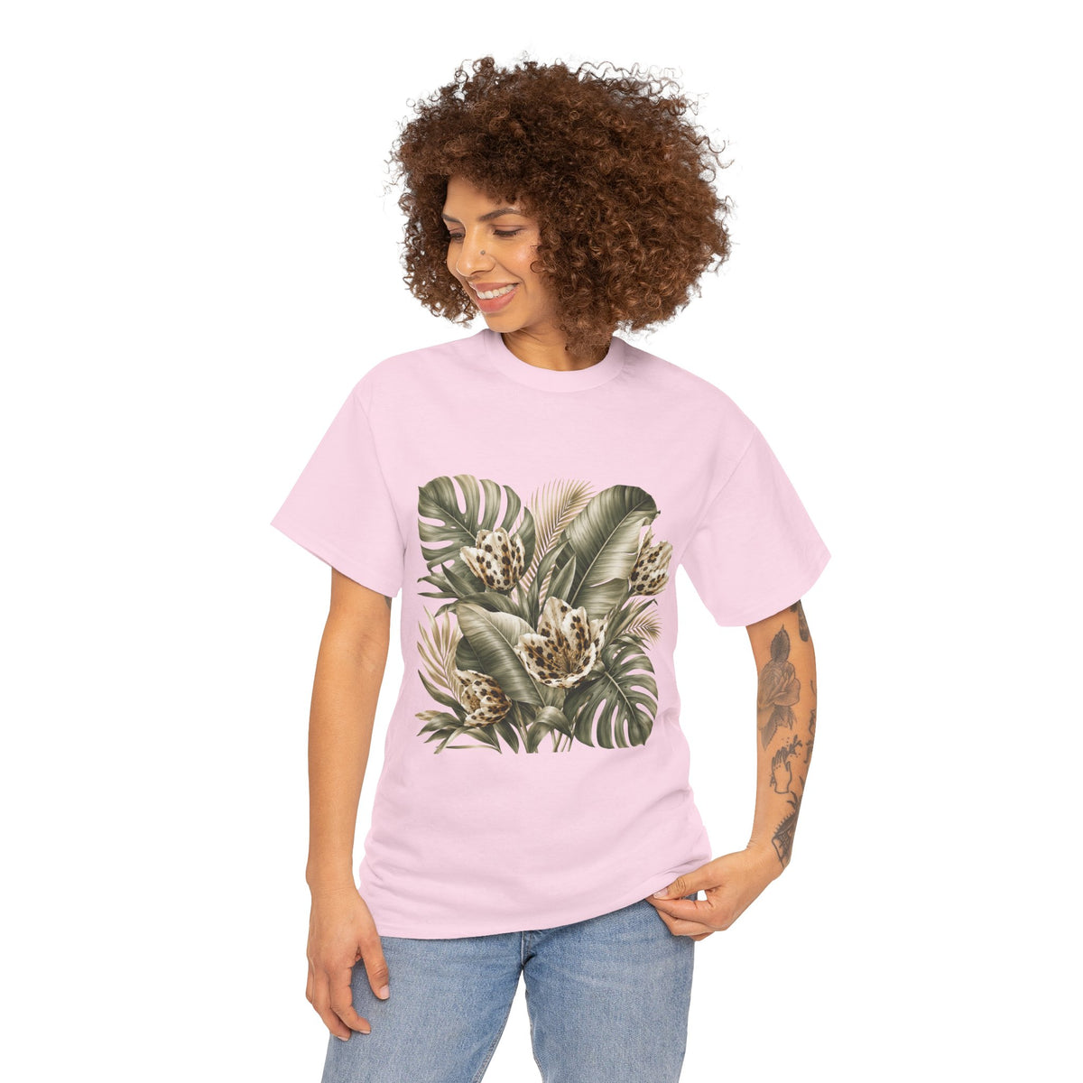 Tropical Tulips Floral Tee — Graphic T-Shirt