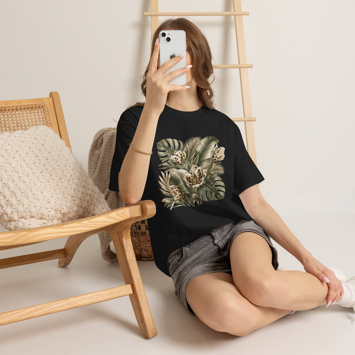 Tropical Tulips Floral Tee — Graphic T-Shirt
