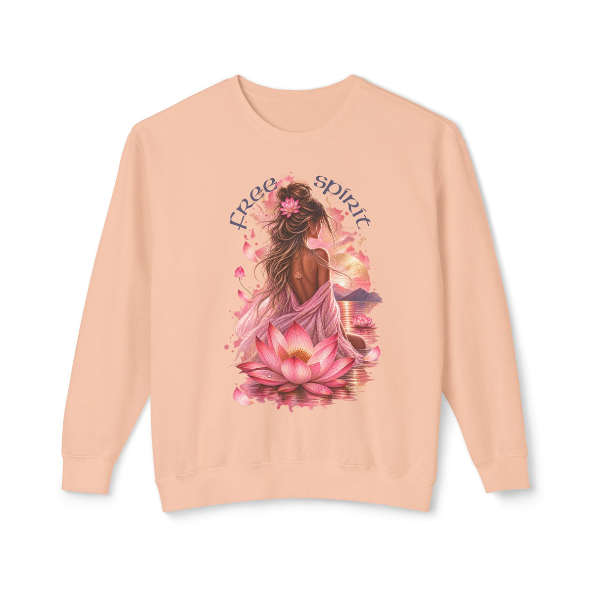 Free spirit - Unisex Lightweight Crewneck Sweatshirt