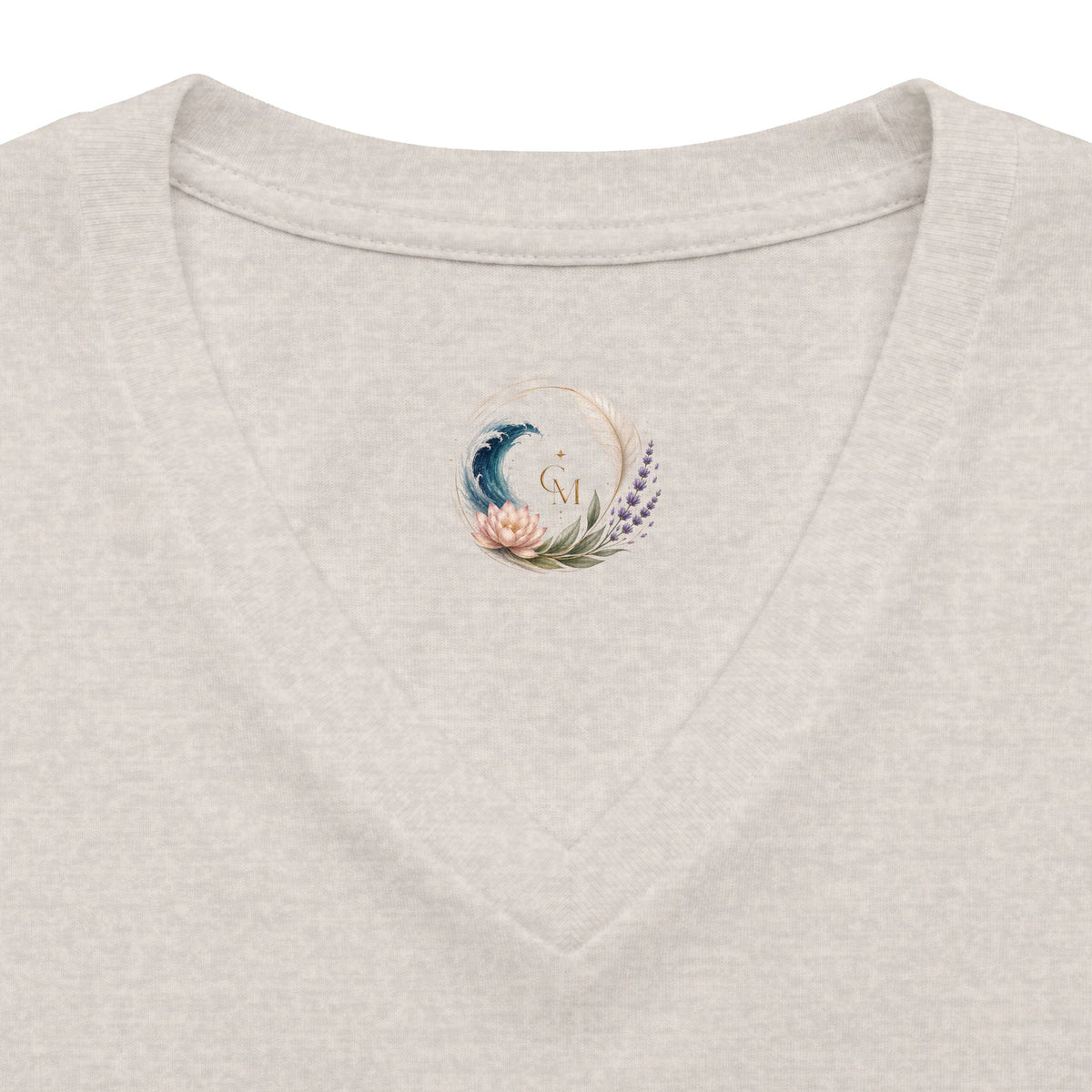 Boho Beach Woman V-Neck Tee