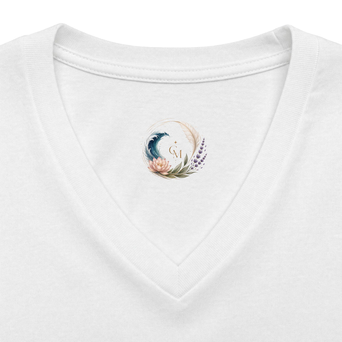 Boho Beach Woman V-Neck Tee