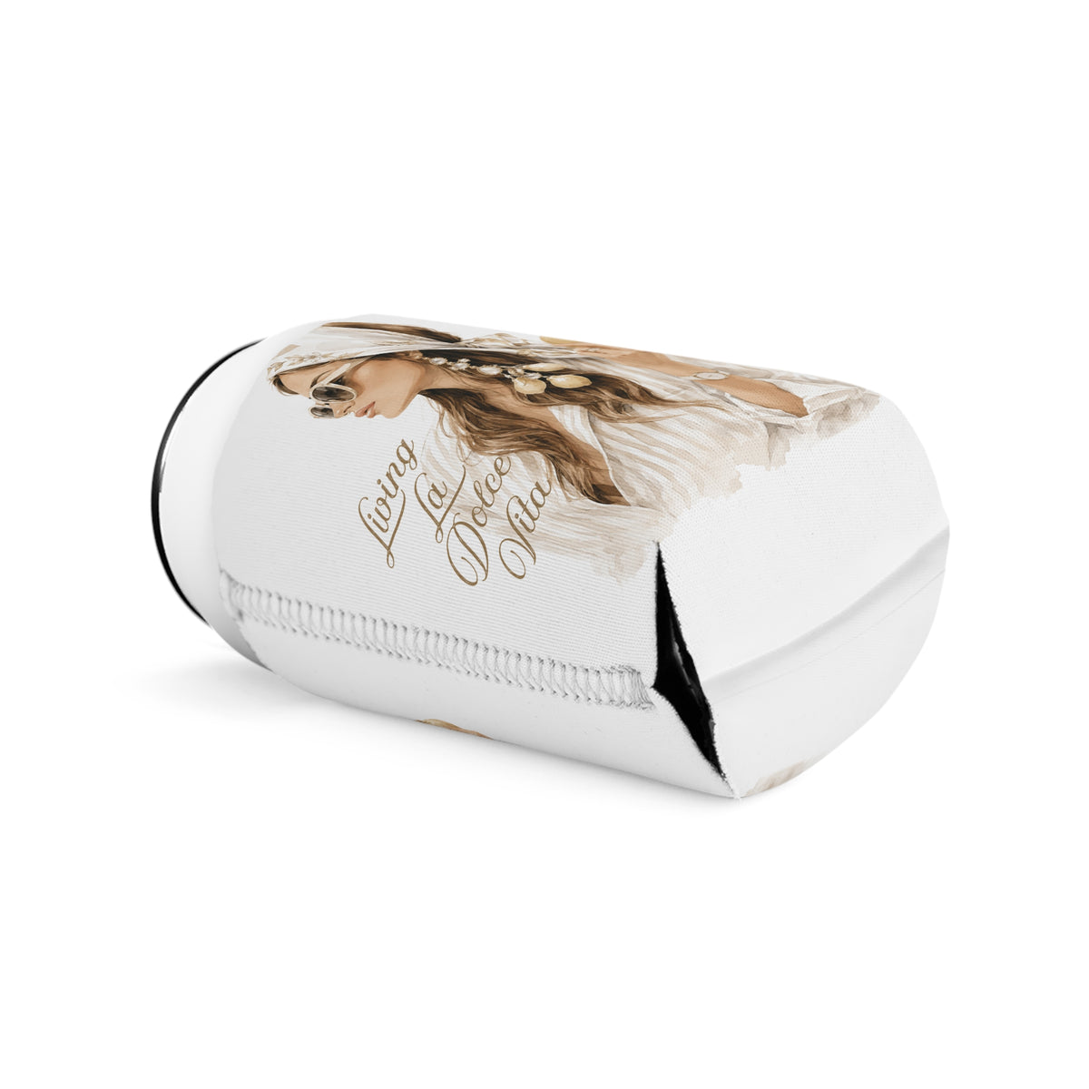 Can Cooler Sleeve - "Living La Dolce Vita"
