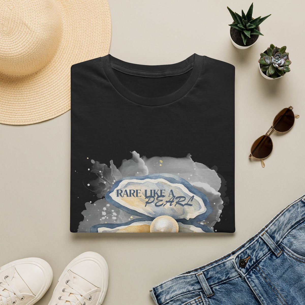 Rare Like a Pearl T-Shirt — Nautical Inspirational Graphic Tee